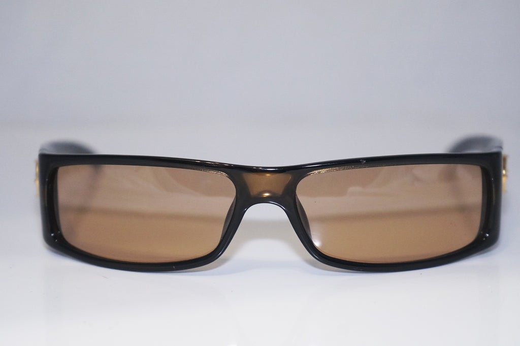 GUCCI 1990 Vintage Mens Designer Sunglasses Brown Rectangle GG 2516 9D1 16328