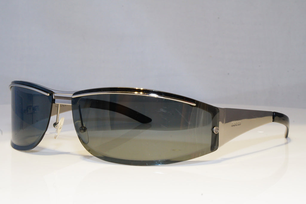 GUCCI Mens Polarized Vintage Designer Sunglasses Silver GG 1727 6LB 20468