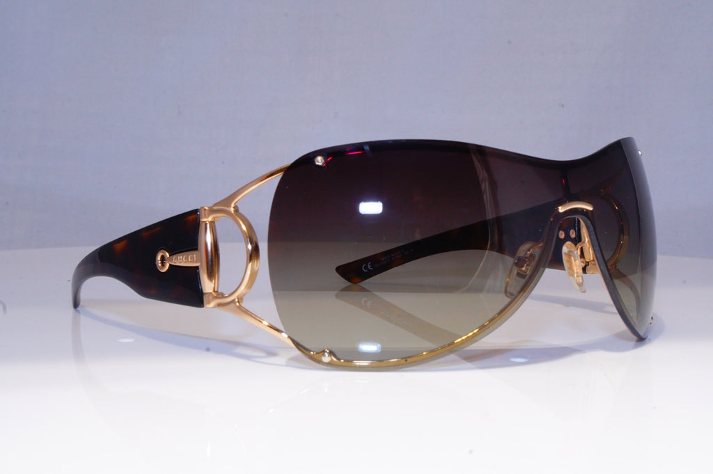 GUCCI Womens Designer Sunglasses Brown Shield GG 2764 RERMH 19832