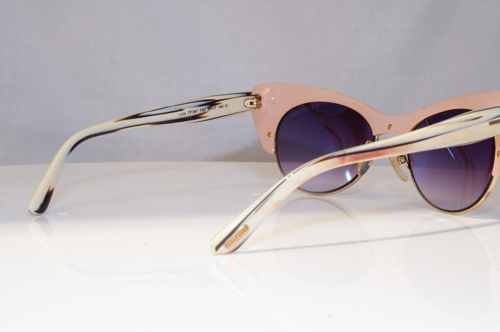 TOM FORD Womens Boxed Designer Sunglasses Pink Cat Eye Lola TF 387 74G 22137
