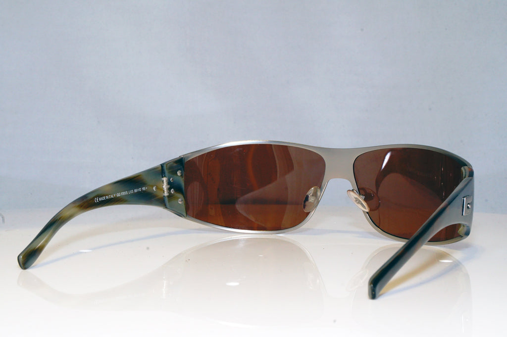 GUCCI Mens Vintage 1990 Designer Sunglasses Brown Wrap GG 1781 LV3 17627