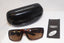 GUCCI Vintage Mens Designer Sunglasses Brown Wrap GG 1434 K82 16294