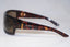 GUCCI Vintage Mens Designer Sunglasses Brown Wrap GG 1434 K82 16294