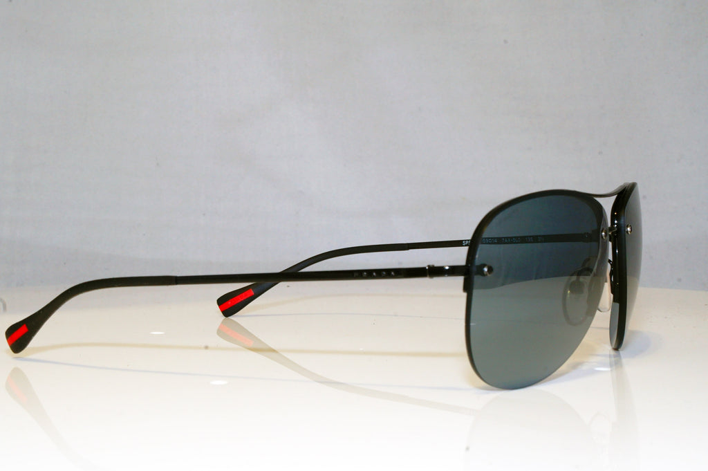 PRADA Mens Boxed Designer Sunglasses Black Aviator SPS 50R 7AX-5L0 17617