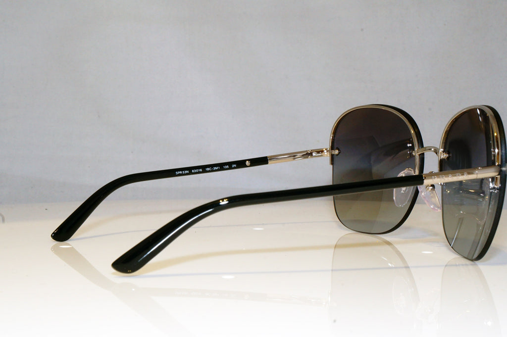 PRADA Womens Designer Sunglasses Black Round SPR 53N 1BC-3M1 17605