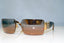 CHANEL Womens Diamante Designer Sunglasses Brown Rectangle 4095-B 125/6U 17641