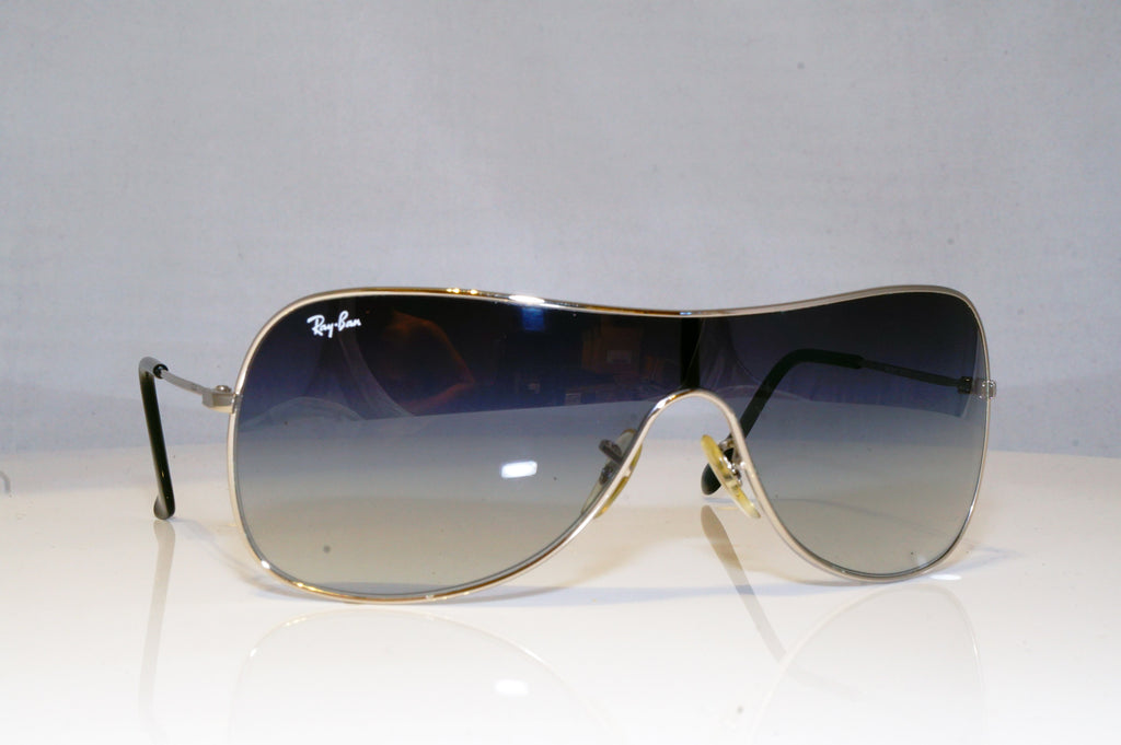 RAY-BAN Mens Designer Sunglasses Silver Shield RB 3211 003/8G 17628