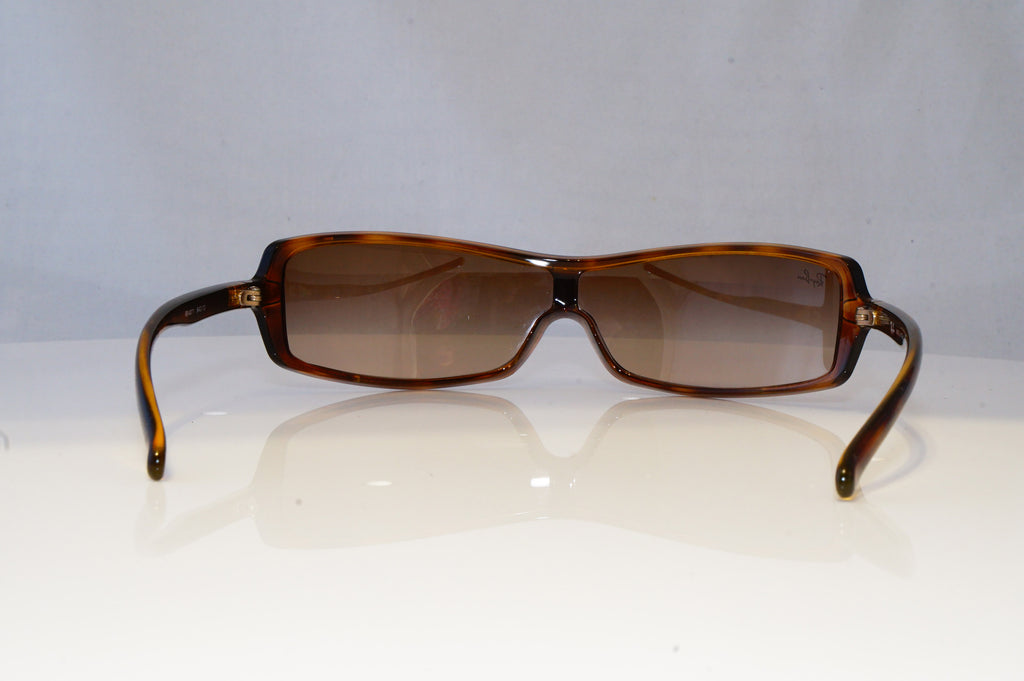 RAY-BAN Mens Designer Sunglasses Brown Shield 4071 642/13 20876