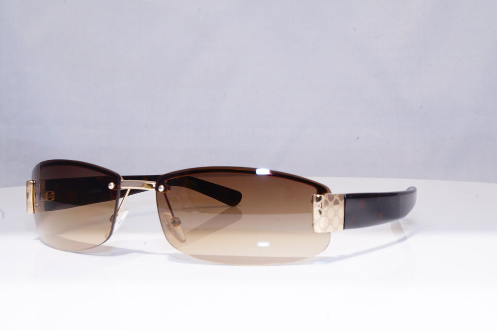 GUCCI Mens Designer Sunglasses Brown Rectangle GG 1799 NQ3IS 18625