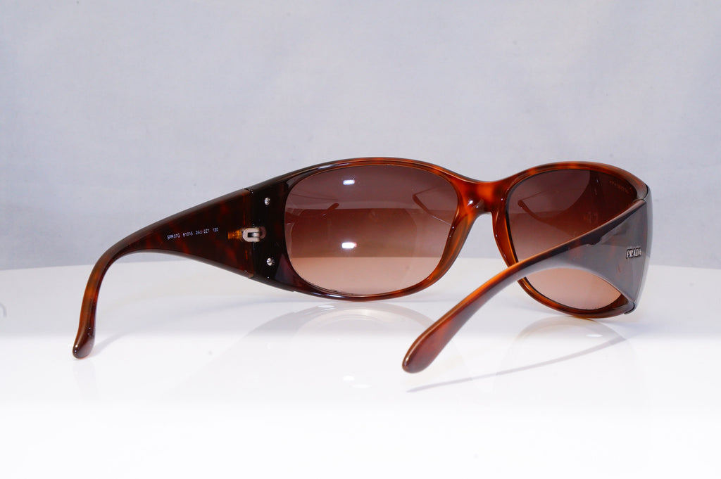 PRADA Womens Designer Sunglasses Brown Wrap SPR 07G 2AU-2Z1 18640