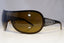 CHANEL Womens Diamante Designer Sunglasses Brown Shield 4148 296/73 20867