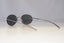 GUCCI Mens Womens Vintage Designer Sunglasses Silver Oval GG 1717 6LBCE 20695