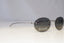 GUCCI Mens Womens Vintage Designer Sunglasses Silver Oval GG 1717 6LBCE 20695