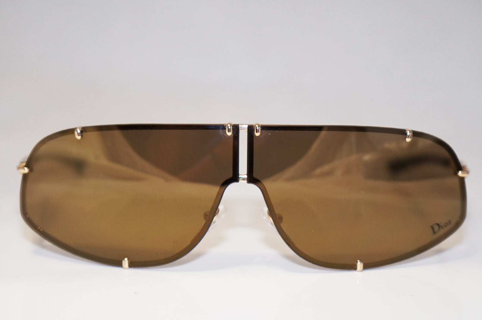 DIOR Immaculate Mens Unisex Designer Sunglasses Gold Shield BOLSHOI 00 ...