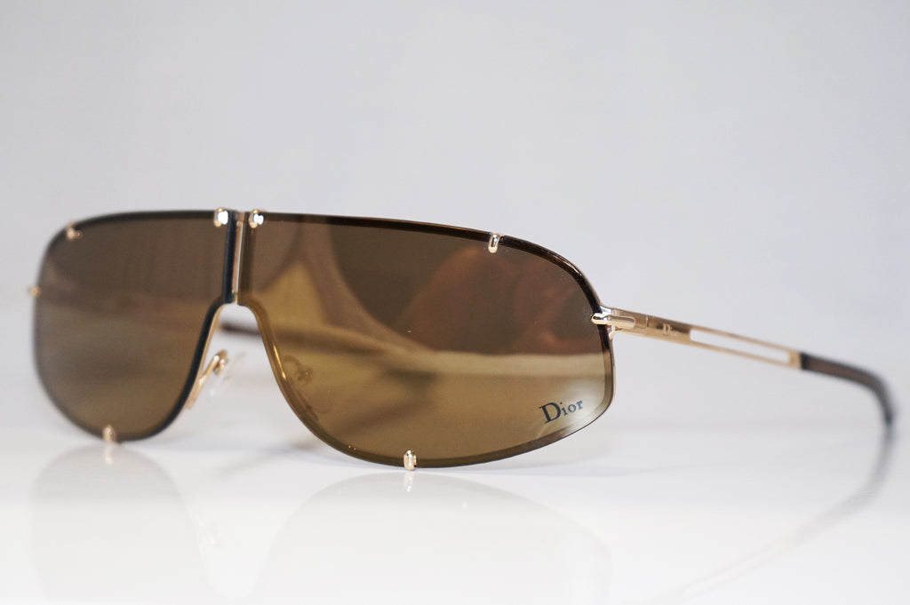 DIOR Immaculate Mens Unisex Designer Sunglasses Gold Shield BOLSHOI 000HA 16374