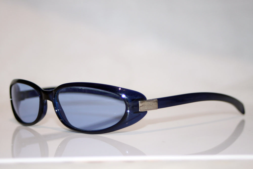 GUCCI 1990 Vintage Mens Designer Sunglasses Blue Rectangle GG 1189 5JD 16022