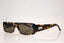 GUCCI 1990 Vintage Mens Designer Sunglasses Brown Rectangle GG 2450 4TM 14824